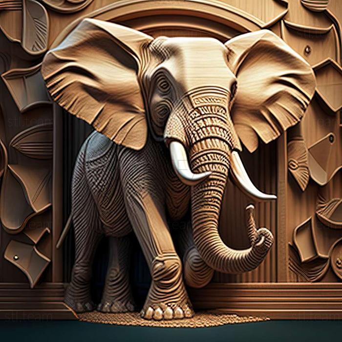 3D model Elephant from Dumbo (STL)